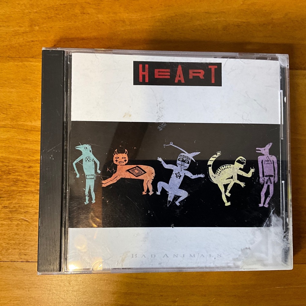 Heart Bad Animals CD Album 1990 Rock Pop Music